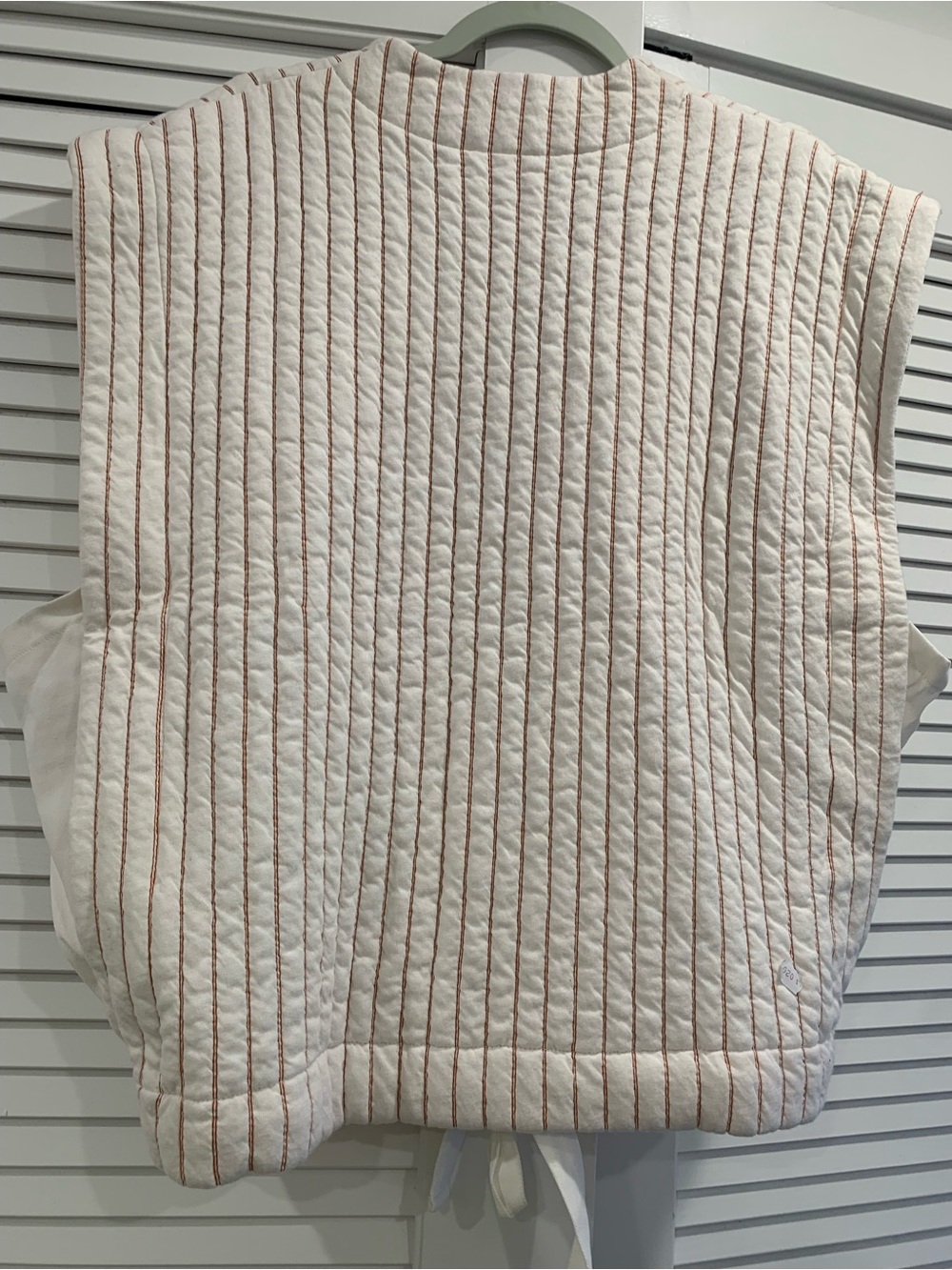 NWOT ZARA stripes kimono artsy Lagenlook vest waist tie size Small oversized - Picture 4 of 5